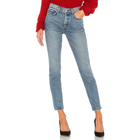 GRLFRND The Karolina distressed high rise skinny jeans in Care Package Sz 23 NEW - Picture 2 of 8